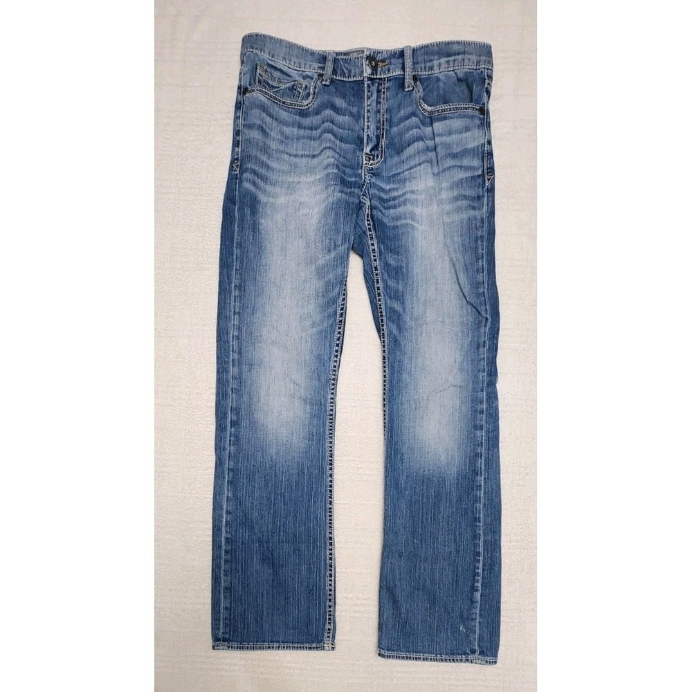 BKE Jake Bootleg Jeans Size 33x32 Light Washed Classic Preppy
